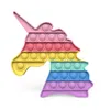 Regenbogen-Neuheit Push Bubble It Fidget sensorisches Spielzeug Autismus Kinder und besondere Bedürfnisse Linderung von Stress für Erwachsene Fidgets