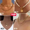 17km stor kedja choker halsband för kvinnor män vintage geometriska guld halsband chunky tjocka mode kvinnliga smycken bröllopsgåva