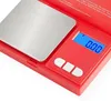 Balances de bijoux électroniques numériques de poche haute précision rouge 100/200/500 x 0.01g 1000g x 0.1 Batterie non incluse