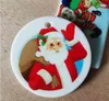 Sublimation Keramik-Hängedekor Weihnachten Keramik Anhänger Runde Weihnachtsbaum Hängende Verzierung Kann DIY Muster SN2935