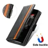 Luxe lederen flip portemonnee telefoonhoesje voor Samsung Galaxy Z Vouwen 3 5G Kickstand Kaarthouder Cover