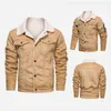 Mens Vintage Leather Jackor Motorcykel Stativ Kragefickor Man Biker Pu Coats Fashion OuterWear Drop 211103