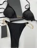 Sexiga Underkläder Kvinnor Baddräkt Bikini Set Multicolors Sommartid Beach Badkläder Två Piece Beachwear For Lady Gift
