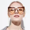 Okulary przeciwsłoneczne Vintage Kobiety dla Mężczyzn Oversize Heart Sun Glasses Retro Designer Science Lustro UV 400 Okularka