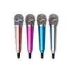 MINI Jack 3.5mm Studio Lavalier Professional Microphone Handheld Mic for Mobile Phone Computer Karaoke HT001 high quality