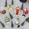 Christmas Decorations Lovely Theme Hanging Ornament Color Resin Tree Pendant For Home Living Room Garden Decoration Drop Ornaments