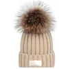 Fashion adulti con cappello invernale caldo per donne elastico cavo elasticizzato a maglia poms berretto cappelli da donna berretti da donna berretti da sci 6282659