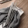 20/30oz Stainless Steel Straw Bar Drinking Straws Bent and Straight Type For Home Party Accessories Barware ZC181