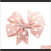 20 Colori 8 Cm Nastro Archi Dot Ragazze Forcine Colorate Bambini Clip Boutique Bowknots Hju9G 5Oxlp