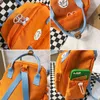 Nouveau sac à dos pour femmes Kawaii, grande et petite taille, mini sacs à dos pour adolescentes, sacs à bandoulière orange mignons pour femmes Y1105