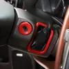 Red Shift/Emergency Light/Start Keyhole Decoration For Chevrolet Silverado /GMC Sierra 14-18 2PCS