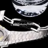 2021 TWF 5719 CAL A324 Automatische heren Bekijk tweekleurige geel goud verharde diamanten kast zilveren wijzerplaat Iced Out Diamond Bracelet Super E2010754