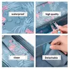 Mulheres Viagem Big Cosméticos Desenhos Animados Função Função Makeup Bag Tronco Zipper Make Up Organizer Bolsa de Armazenamento Bolsa Kit Kit