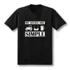 Men's T-Shirts Summer Beer T Shirt Men Cotton Funny Tractor Boobs Hommes My Needs Are Simple Term Design Graphic Print O Neck Tees Male Tops