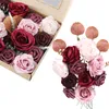 Konstgjorda blommor Box set för DIY Wedding Bouquets Centerpieces Arrangemang Party Baby Shower Home Decorations