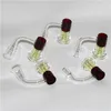 Acessórios para fumar Terp Terp Slurper Bangers Beveled Edge Vácuo Quartz Banger com Pérolas Para Vidro de Água Bongs Petrócitos Pipes DHL