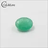 6mm * 8mm 1 CT Natural Zambia Emerald Gemstone Oval Cut I Grade Emerald Ädelsten för Man Smycken H1015