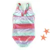 New Silver Pressed Children Swimsuit Teenage Girl One Pieces Swimwear Bling Patchwork Bathing Suit Kids Bikini