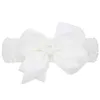 5inch 12cm solid grosgrain ribbon JOJO bow bandanas elastic woolen wide headband with bows