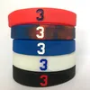 Fã de basquete Silicone Rubber Wrists Sports Sports Outdoor Bracelets para jogadores de basquete infantil Bandas de fitness