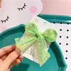 Novo Coreano Doce Menina Princesa Simples Pequeno Pequeno Polka Dot Fio Bow Duckbill Clip Fashion Children Fashionpins Hair Acessórios