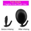 Nxy Anal Toys Inflatable Expander Dildos for Women Plug Vaginal Ball Butt Sex Adult Product Couple Game Tools Erotic Bondage Machine 1218