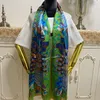 Bufanda de seda para mujer bufandas diseño clásico buena calidad 100% material de seda patrón de pinta fina y suave tamaño 180 cm - 65 cm