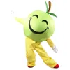 High Qualit Happy Green Apple Mascot Kostym Halloween Jul Cartoon Character Outfits Suit Advertising Leavels Clothings Carnival Unisex vuxna outfit