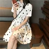 Damen-Sommerkleid, koreanische Version von großen, lockeren, süßen, altersreduzierenden, kurzärmeligen Puppenkleidern PL195 210506