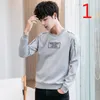 Men's tight-fitting Korean version of trendy half-sleeved embroidered short-sleeved sweater t-shirt 210420