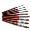 Nail Brushes Acrylic Brush Set Good Quality Art Mink Wood Handle Gel Builder Manicure Drawing Tools8416023