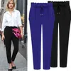 Women Harem Pants Plus size 6XL Elastic Waist Leisure Ankle Length Solid Color Trousers Kpop Female 3 Sale 211115