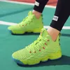 Erkekler Dışarıda Sporlu Büyük Kadınlar 46 Koşu Ayakkabıları Turuncu Siyah Beyaz Mavi Yeşil Koşucular Dantel Eğitmenler Spor Ayakkabı Kodu: 30-1805 35363