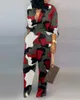 Dames Jumpsuits Rompertjes Camouflage Print Sexy One Stuk Fall 2021 Lange Mouw Diepe V-hals Button Up Party Club Womens Jumpsuit