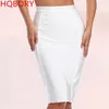 bandage skirt white top quality arrivals sexy women's knee length high waist hl Cocktail party bandage skirt 210730