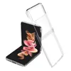 Случаи сотового телефона роскошная рама для пластинга для Samsung Galaxy Z Flip 3 Прозрачная корпусная карака с громкой рамой прозрачная крышка 4916211243519