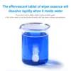 1pc auto voorruit reinigen bruisend tabletten ultra-clear wiper glasreiniger wasmiddel Universele thuis toilet venster vaste stoffen