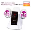 5MW 635 NM 650nm Laser 10 Pads Afslanken Machine Cellulitis Removal LED Licht Apparaat Body Contouring Shaping Spa-gebruik