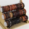 Hele Bulk 36PCSLot Lederen Manchet Armbanden Voor Mannen039s Vrouwen039s Sieraden Feestcadeaus Mix Stijlen Maat Verstelbaar 2201226104373