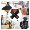 3-timmars temperaturjusterbar uppvärmd halsduk Smart vindtät USB Electric Heating Warm Neckerchief Thermal Wrap Scarves Cycling Caps Masks