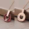 New style men and women pendant necklaces fashion designer design stainless steel necklace Valentine039s day gifts for woman8652590