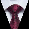 Mens Classic 3pc Jacquard Wine Red Paisley Vest Set Necktie Pocket Square Waistcoat Formal Wedding Party Dinner Chaleco Hombre 210522