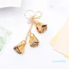 new 2018 Camellia Flower Leather Keychain Bag Pendant Car Ornaments Creative Gifts Long Key Chain Buckle Key Ring 14 Colors Eh586 H jllDPs