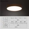 Ceiling Lights Japanese Ultra-thin 6cm Wood Lamp Modern Round LED For Living Room Bedroom Indoor Lighting Fixtures Decor