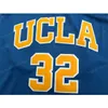 Nikivip 남자 UCLA Bruins College Jerseys Bill 32 Walton Kareem 농구 유니폼 100% 스티치 블루 스포츠 고품질