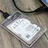 2.5 Inch External Hard Drive Enclosure USB3.0 to SATA Portable Clear HDD SSD Case Support UASP Tool-Free XBJK2112