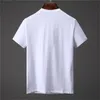 2021 Mens Stylist T-shirt Par Män Kvinnor T-shirt Högkvalitativ Tees Black White Märke T Shirt Size M-3XL Factory Partihandel