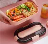Lunchbox voor kinderen School Plastic Microgolf Bento Box met Compartiment Servies Lekvrije Voedsel Container Box 210818
