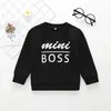 Spring and Autumn Baby / Toddler Boy Letter Print Long-sleeve Pullover for Kids Sweater Clothes 210528