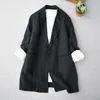 frauen leinen blazer